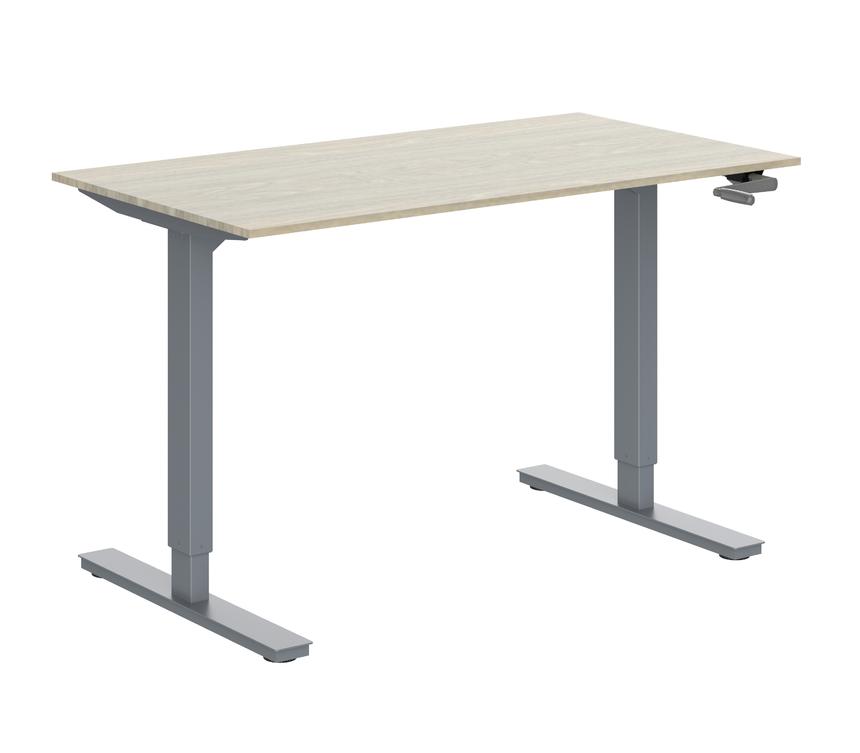 DeskRise Manual Sit Stand Desk IN STOCK Shape Seating