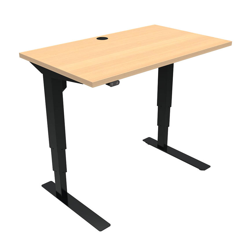 Conset 501-37 SMALL Electric Sit-Stand Desk (80x60cm, 100x60cm or 120x60cm)  | Shape Seating