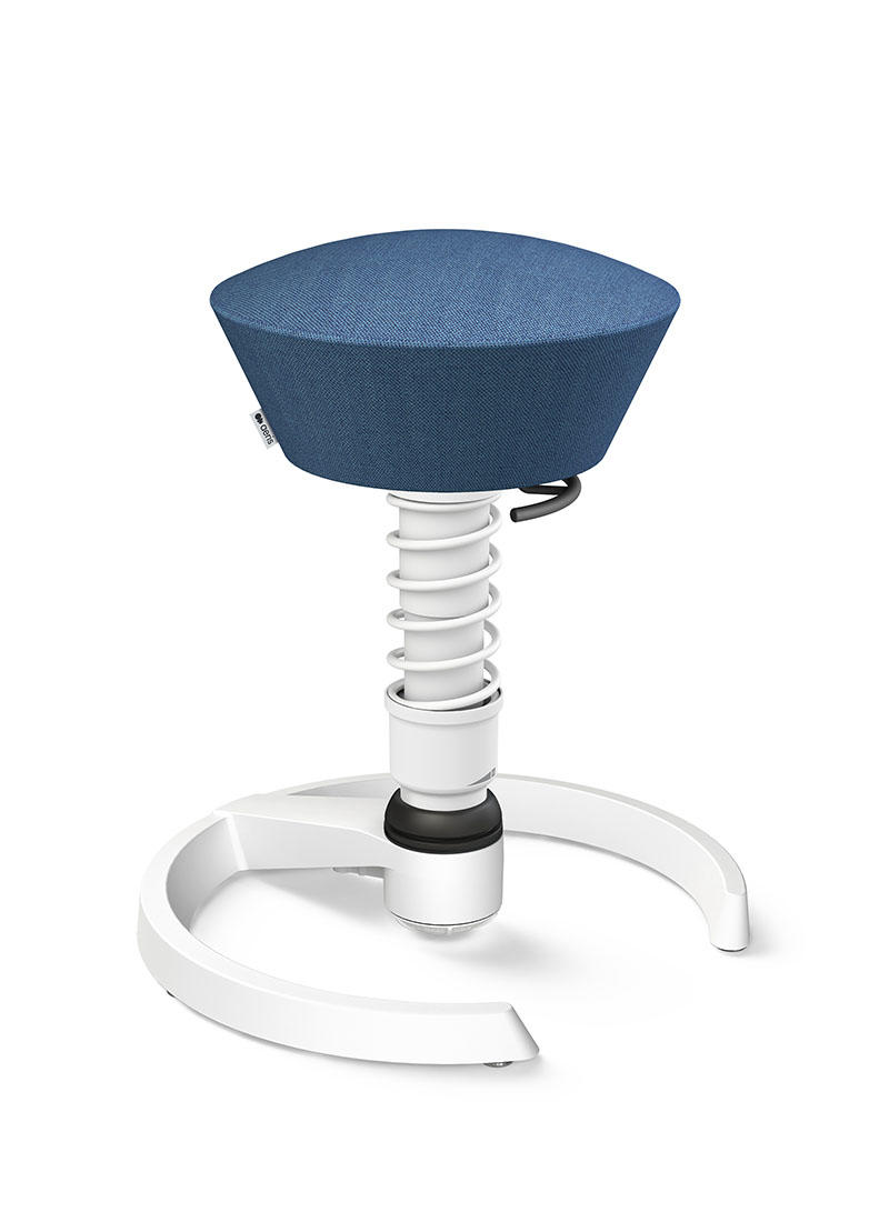 Aeris Swopper Stool White Base Shape Seating